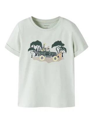 NAME IT - NMMVUX SS TOP Pale Aqua - Gr. - 104