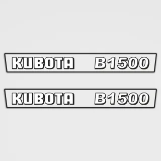 Kubota B1500 Aufkleber Set