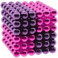 FurniSafe FurniSafe Neocube 5 mm Magnetkugeln Lila-Pink Magnetspielbausteine Magnetspielbausteine