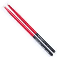 MUSIC STORE Drumsticks (Hornbeam 5A Drumsticks Robust Balanced Sticks Drums Cymbals Black Red Finish 40.4cm Length 1.4cm Diameter, Sticks, Beater und Mallets, Drumsticks Holztip), Drumsticks, Balanced Drumsticks, Hornbeam Drumsticks