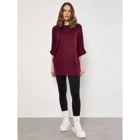 Apricot T-Shirt Longshirt mit Fledermausärmeln