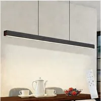 Nettlife LED Pendelleuchte Esstisch Dimmbar mit Fernbedienung Hängelampe 107CM 32W, Höhenverstellbar, LED fest integriert, 3000-6500, Esstisch Pendellampe für Küche Bar Wohnzimmer Schlafzimmer Büro