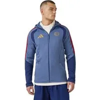 adidas Performance Kapuzenpullover FC Bayern München, Authentic Zip-Hoodie Teamline, Herren, Blau