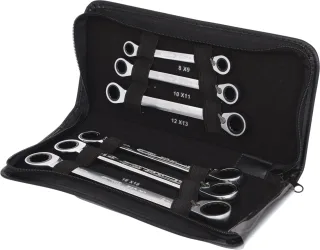 KS Tools GEARplus Doppel-Ratschenringschlüssel-Satz,umschaltbar,6-tlg - 503.4580