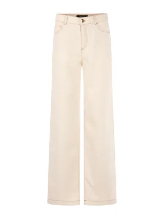 Marc Cain Collections - Jeans WARRI mit High Waist bright ecru - Gr. - 34