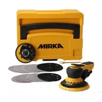 Mirka Exzenterschleifer DEROS II, Für Ø125 & 150 mm, 5 mm Hub, leicht & vibrationsarm, mit Absaugung