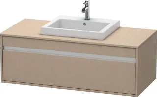 Duravit Ketho Konsolenwaschtischunterbau wandhängend Leinen Matt 1200x550x426 mm - KT679607575 KT679607575