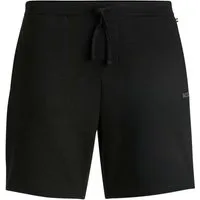 BOSS Shorts Waffle Shorts mit eingesticktem Markenlogo