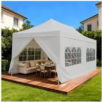 KONIFERA Faltpavillon Valencia Pro, mit 4 Seitenteilen, Festival & Partyzelt, einfacher Auf & Abbau BxTxH: 3x6x3,3m