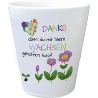 speecheese Blumentopf Danke dass du mir beim Wachsen geholfen hast Blumentopf