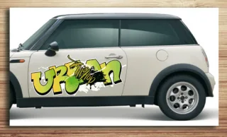 Aufkleber fürs Auto, Autoaufkleber Graffiti Style "Urban"