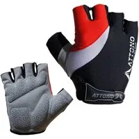 ATTONO Fahrradhandschuhe Damen & Herren Fahrrad MTB Handschuhe: Gel-Polster, Pull-Off, Gr. 6-11