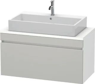 Duravit DuraStyle Konsolenwaschtischunterbau wandhängend Betongrau & Weiß Matt 1000x478x512 mm - DS5 DS530400718