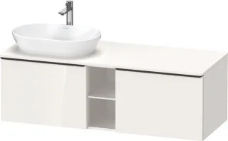 Duravit D-Neo Konsolenwaschtischunterbau wandhängend Weiß Hochglanz 1400x550x459 mm - DE4950LBD22000 DE4950LBD220000