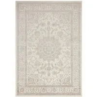 Teppich Boss Teppich Samt Teppich Täbris Antik Look Orientalisches Design creme anthrazit, rechteckig, Höhe: 3 mm
