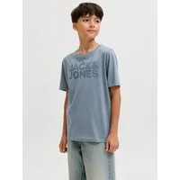 Jack & Jones Junior Rundhalsshirt JJECORP stylisch, atmungsaktiv, pflegeleicht bedruckt, casual, regular fit, Jersey, Rundhals