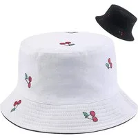 FOUORTUNATE-BEE Fischerhut Reversibel Fischerhut Anglerhut Sonnenhut Für Damen Mädchen 56-58cm