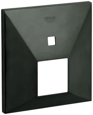 Grohe Rosette 48437 eckig für EHM-FMS 2 ASV hard graphite gebürstet, 48437AL0 48437AL0