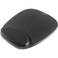 Gel Mousepad mit Handballenauflage, Mauspad schwarz, Retail
