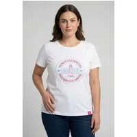 Zwillingsherz T-Shirt "Heimat des Herzens" Stickerei, Kurzarm, Rundhalsausschnitt, maritim