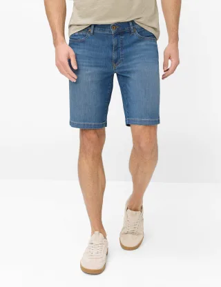 Brax Herren Bermuda Style CHUCK B DARK BLUE USED, denim dunkelblau, Gr. 48