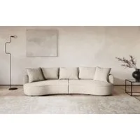 OTTO home Loungesofa Sana, Bigsofa, Megasofa, organische Form, Breite 296 cm, Loungesofa mit Wellenunterfederung