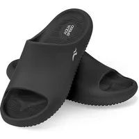 Aqua Speed Toledo Damen Badelatschen weich, dicke Sohle + Mikrofaserhandtuch Badepantolette (Wellness-Slides für Damen – weiches Fußbett, leicht & komfortabel) Soft-Slides für Damen – federleicht für Strand, Therme und Hotel