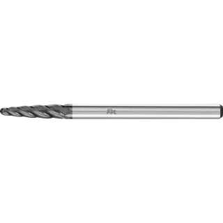 PFERD TOOLS Hartmetall Hochleistungsfrässtift ALU Rundbogen RBF Ø 03x13mm Schaft-Ø 3mm HICOAT beschichtet für Alu/NE Metalle - 21218136