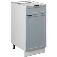 Vicco Unterschrank Fame-Line, Hellblau-grau/Weiß, 40 cm ohne Arbeitsplatte (1-St)
