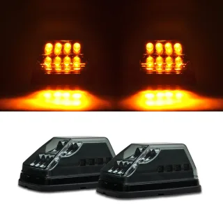 2x LED Frontblinker Blinker in Schwarz Smoke SET für Mercedes G-Klasse W463 ab 1989-2012