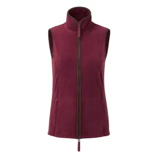 Premier - "Artisan" Weste für Damen (Burgunderrot/Braun)