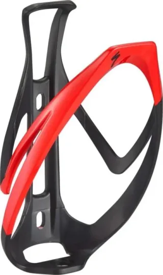Specialized Rib Cage II Flaschenhalter one size matte black/flo red