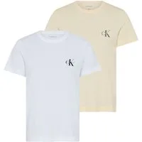 Calvin Klein Jeans T-Shirt MONOLOGO CN 2 PACK TEE (Packung, 2-tlg., 2er-Pack), Logoschriftzug