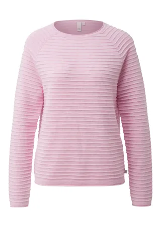 qs - Strickpullover pink - Gr. - M