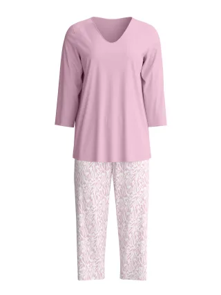 CALIDA - DAMEN Pyjama 3/4 fragrant lilac - Gr. - M