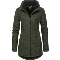 Ragwear Strickjacke Miram Melange Kuschelige Übergangsjacke in Strick-Optik