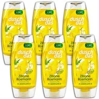 duschdas Duschgel 6er Pack Duschdas Duschgel Zitrone & Rosmarin 6 x 225 ml, 6-tlg.