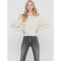 ONLY Strickpullover ONLELSA L/S PULLOVER KNT NOOS Materialmix, regular fit