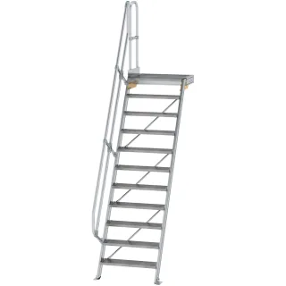 Munk Treppe mit Plattform 60° Stufenbreite 800 mm - 600391