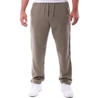 Reslad Leinenhose Reslad Herren Baumwollhose Leinenhose Optik Strandhose RS-3003 (1-tlg., Freizeithose) leichte Freizeithose im Leinen-Look mit Kordelzug