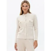 Passioni Cardigan mit aufgesetzten Taschen