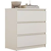 Lookway Kommode HANA M3 mit 3 Schubladen – modernes Design & praktische Aufbewahrung, Breite: 70 cm