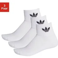 adidas Originals Sportsocken MID CREW, 3 PAAR (3-Paar) knöchellange Passform, im 3er-Pack, mit Baumwollanteil