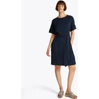 Tommy Hilfiger Blusenkleid MODERN CODY DRESS mit Logostickerei