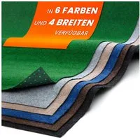 Midori Rasenteppich, Rasenteppich Kunstrasen Drainage-Noppen 67x50 cm Grau