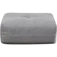 Leawin Sofa Sofas Wohnzimmer Hocker aus Cord weich gepolstert modern, Bequemer Fußhocker mit Schaumstofffüllung ohne Montage