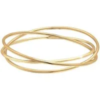 Elli Premium Armreif Dreier Mehrreihig Verschlungen 925 Silber (kein Set)