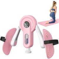 MERACH Beckenbodentrainer Oberschenkeltrainer, Beintrainer, erstellbar, 2 Widerstandsstufen, 1-tlg., Stärkt Gesäß, Rücken, Arme, ideal für Fitness und Yoga, postnatale Rückbildung. Kompakt, tragbar, vielseitig einsetzbar