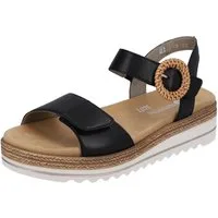 Remonte Keilsandalette Sommerschuh, Riemchensandale mit praktischen Klettverschlüssen