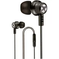 B-Tech Universelle Stereo-Kopfhörer mit Mikrofon & Lautstärkeregler - 3,5mm In-Ear-Kopfhörer